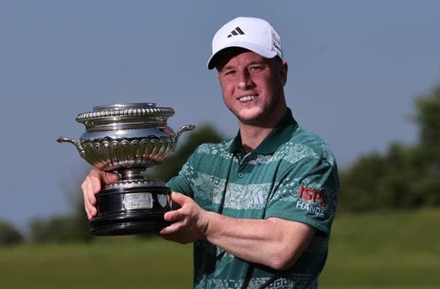 Sport Themen der Woche KW24 Sport Bilder des Tages REPRO FREE *PRESS RELEASE NO REPRODUCTION FEE* EDITORIAL USE ONLY Golf Ireland ISPS Handa Irish G4D Open, Roganstown, Dublin 11 6 2025 Brendan Lawlor wins the ISPS Handa Irish Open for Players with a Disability Brendan Lawlor 11 6 2025  Copyright: x INPHO JamesxCrombiex JCF21809