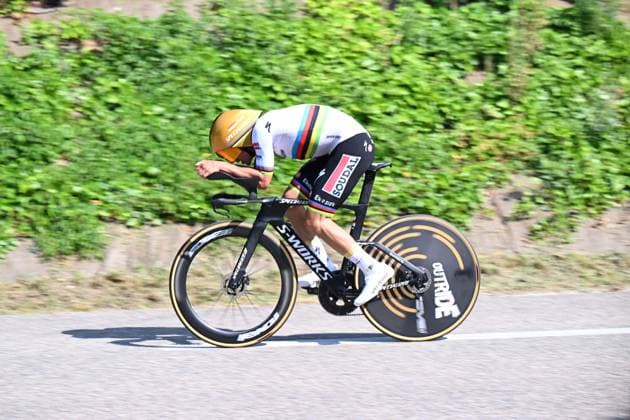 11-06-2025 Criterium Du Dauphine Libere; Tappa 04 Charmes Sur Rhone - Saint Peray; 2025, Soudal - Quick Step; Evenepoel, Remco; Saint Peray; 