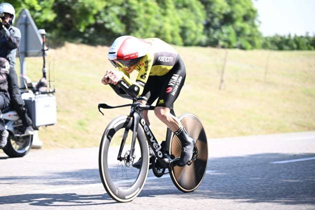 11-06-2025 Criterium Du Dauphine Libere; Tappa 04 Charmes Sur Rhone - Saint Peray; 2025, Visma - Lease A Bike; Vingegaard, Jonas; Saint Peray; 