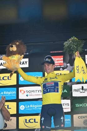 11-06-2025 Criterium Du Dauphine Libere; Tappa 04 Charmes Sur Rhone - Saint Peray; 2025, Soudal - Quick Step; Evenepoel, Remco; Saint Peray; 