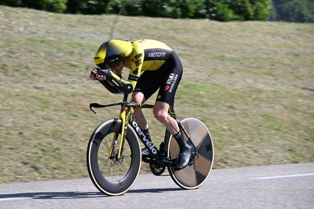 11-06-2025 Criterium Du Dauphine Libere; Tappa 04 Charmes Sur Rhone - Saint Peray; 2025, Visma - Lease A Bike; Jorgenson, Matteo; Saint Peray; 