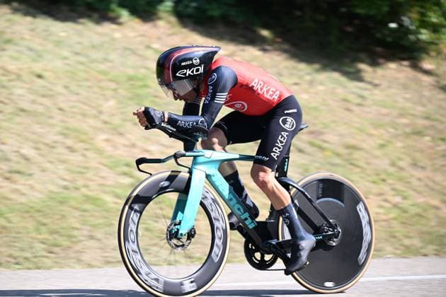 11-06-2025 Criterium Du Dauphine Libere; Tappa 04 Charmes Sur Rhone - Saint Peray; 2025, Arkea - Beb Hotel; Venturini, Clement; Saint Peray; 