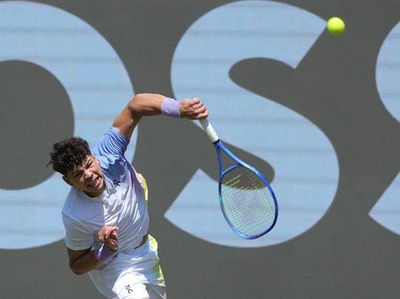 11.06.2025,Boss Open 2025, TC Weissenhof Stuttgart, ATP, Tennis Herren Tour 250 Tennis, im Bild: Ben Shelton (USA)