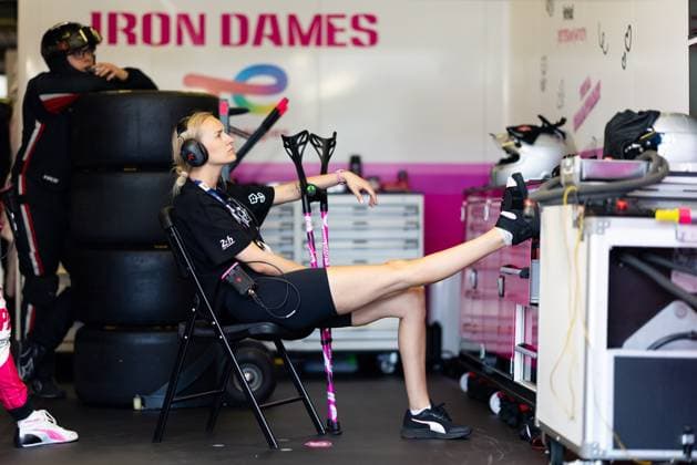 Bilder des Jahres 2025, Sport 06 Juni Sport Themen der Woche KW24 24 HEURES DU MANS 2025 - FREE PRACTICE AND QUALIFIYING SESSION GATTING Michelle (den), Iron Dames, Porsche 911 GT3 R LMGT3, 85, LMGT3, portrait during the Free Practice and Qualifying session of the 24 Hours of Le Mans 2025, 4th round of the 2025 FIA World Endurance Championship, from June 11 to 12, 2025 on the Circuit des 24 Heures du Mans in Le Mans, France - Le MansFrance  Copyright: xJavierxJimenezx