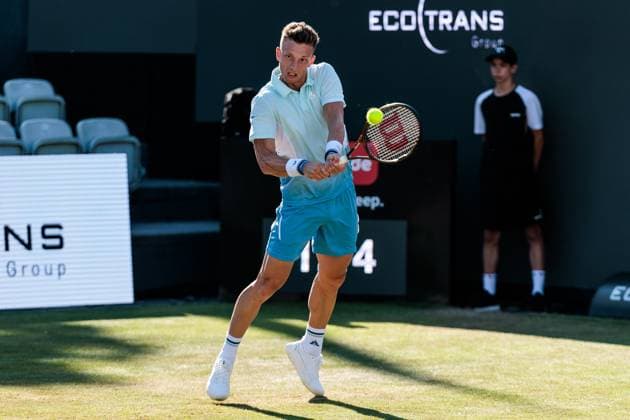 BOSS OPEN ATP250; 11.06.2025 Jiri Lehecka (CZE) im Match gegen Jan-Lennard Struff (GER) BOSS OPEN ATP250; Stuttgart, Tennisclub Weissenhof am 11.06.2025 Copyright: xBEAUTIFULxSPORTS Wunderlx