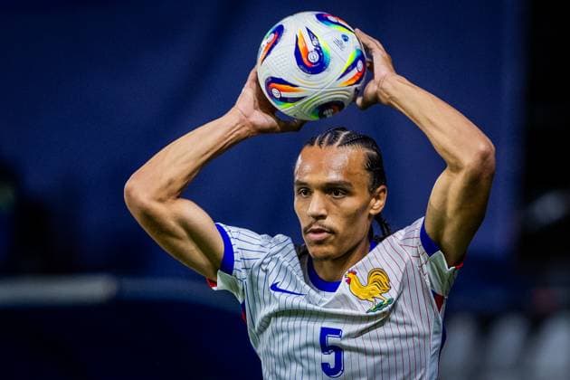 PORTUGAL U21, U 21 - FRANCE U21 Kiliann Sildillia of France during the UEFA European Under-21 Championship 2025 football match between Portugal U21 and France U21. Stadium Na Sihoti, Trencin, Slovakia, June 11, 2025. Photo by Branislav Racko Copyright: xx 080A4997