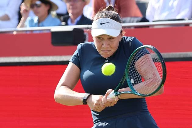 TENNIS - WTA, Tennis Damen Queen s Club LONDON,ENGLAND,11.JUN.25 - TENNIS - WTA Tour, HSBC Championships. Image shows Amanda Anisimova (USA).  GEPAxpictures xAlanxGrieves