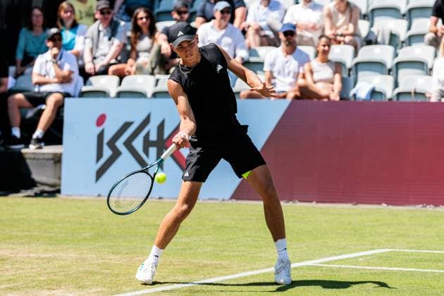BOSS OPEN ATP250; 12.06.2025 Justin Engel (GER) im Match gegen Alex Michelsen (USA) BOSS OPEN ATP250; Stuttgart, Tennisclub Weissenhof am 12.06.2025 Copyright: xBEAUTIFULxSPORTS Wunderlx