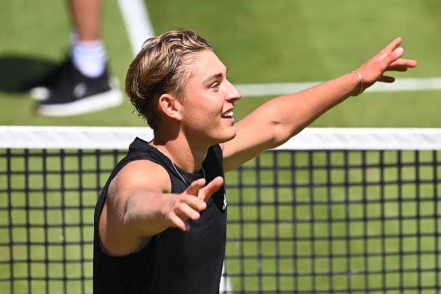 Justin ENGEL (GER), Jubel,Freude,Begeisterung, Aktion,Einzelbild,angeschnittenes Einzelmotiv,Halbfigur,halbe Figur. Tennis Boss Open 2025 am 12.06. 2025 auf dem Weissenhof in Stuttgart,