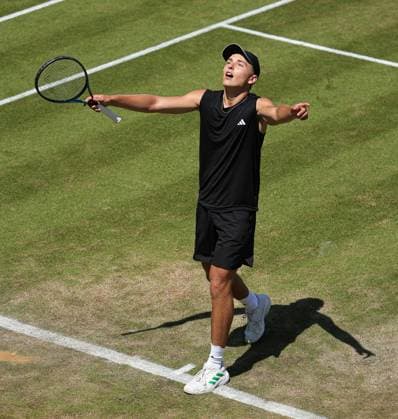 12.06.2025,Boss Open 2025, TC Weissenhof Stuttgart, ATP, Tennis Herren Tour 250 Tennis, im Bild: Justin Engel (GER)