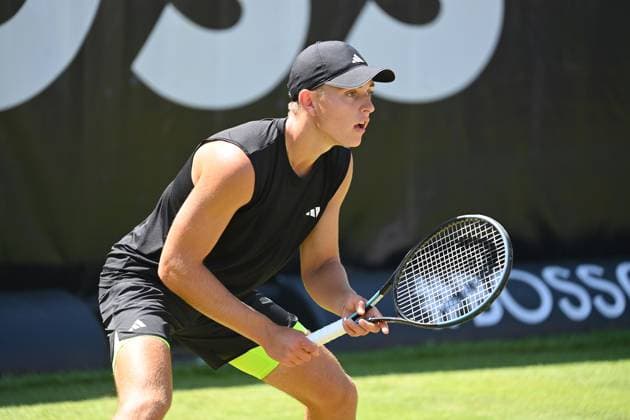 Justin ENGEL (GER), Aktion,Einzelbild,angeschnittenes Einzelmotiv,Halbfigur,halbe Figur. Tennis Boss Open 2025 am 12.06. 2025 auf dem Weissenhof in Stuttgart, Â