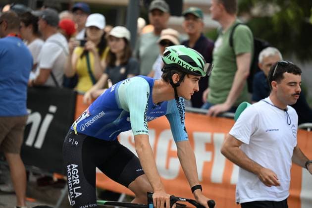 12-06-2025 Criterium Du Dauphine Libere; Tappa 05 Saint Priest - Macon; 2025, Decathlon - Ag2r La Mondiale; Seixas, Paul; Saint Priest; 