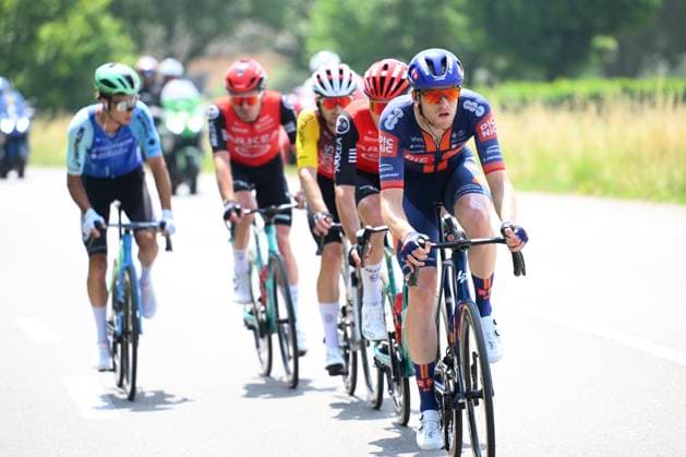 Criterium du Dauphine 2025 Stage 5 MACON, FRANCE - JUNE 12 : Leijnse Enzo (NED) of Team Picnic PostNL during stage 5 of the 77th edition of Criterium du Dauphine Libere an UCI World Tour 2.UWT cycling road race stage for Men Elite of 183 km with start in Saint-Priest and finish in Macon on June 12, 2025 in Macon, France, 12 06 2025 ( Motordriver Kenny Verfaillie - Macon France  Copyright: xVincentxKalutx
