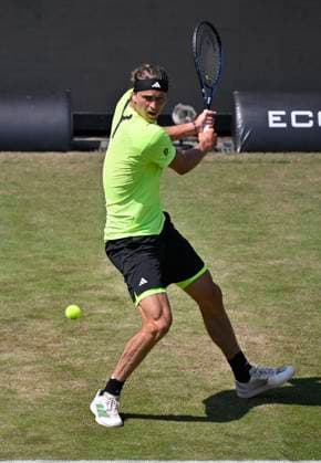 Alexander Zverev (GER) Aktion Tennis Herren BOSS Open ATP, Tennis Herren 250 Stuttgart 2025 Weissenhof BOSS Open ATP 250 Stuttgart 2025