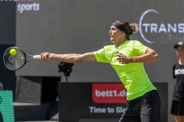 12.06.2025, Tennis, Boss Open ATP, Tennis Herren 250, GER, Stuttgart, TC Weissenhof. Alexander Zverev Copyright: HMBxMedia xHeikoxBecker