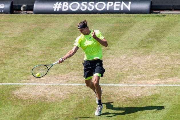 12.06.2025, Tennis, Boss Open ATP, Tennis Herren 250, GER, Stuttgart, TC Weissenhof. Alexander Zverev Copyright: HMBxMedia xHeikoxBecker