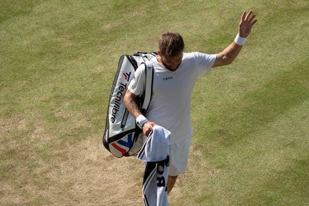 Corentin Moutet Abschied, Alexander Zverev vs. Corentin Moutet, Tennis, ATP, Tennis Herren Turnier, Boss-Open, Center-Court, Achtelfinale, 12.06.2025, Alexander Zverev vs. Corentin Moutet, Tennis, ATP-Turnier, Boss-Open, Center-Court, Achtelfinale, 12.06.2025, Stuttgart Copyright: xEibner-Pressefoto EdwardxCheungx EP_ECG