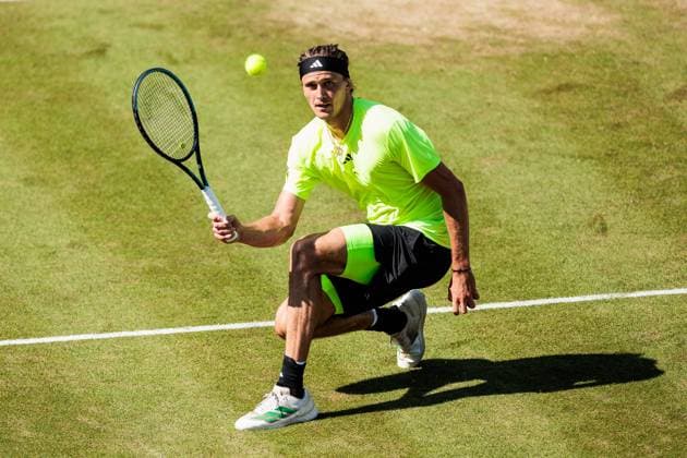 BOSS OPEN ATP250; 12.06.2025 Alexander Zverev (GER) im Match gegen Corentin Moutet (FRA) BOSS OPEN ATP250; Stuttgart, Tennisclub Weissenhof am 12.06.2025 Copyright: xBEAUTIFULxSPORTS Wunderlx