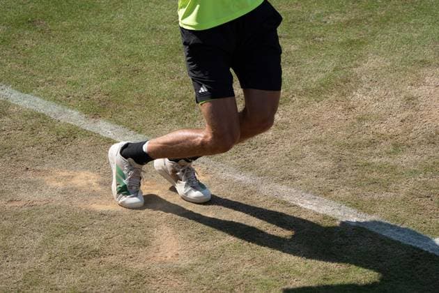 Alexander Zverev Aufschlag, Alexander Zverev vs. Corentin Moutet, Tennis, ATP, Tennis Herren Turnier, Boss-Open, Center-Court, Achtelfinale, 12.06.2025, Alexander Zverev vs. Corentin Moutet, Tennis, ATP-Turnier, Boss-Open, Center-Court, Achtelfinale, 12.06.2025, Stuttgart Copyright: xEibner-Pressefoto EdwardxCheungx EP_ECG