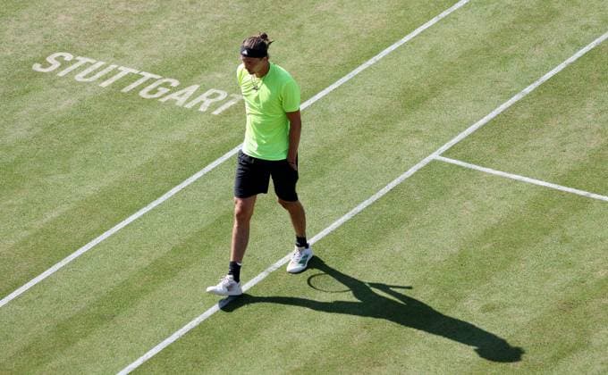 BAU Stuttgart Tennis , BOSS Open, Alexander Zverev (GER) enttäuscht