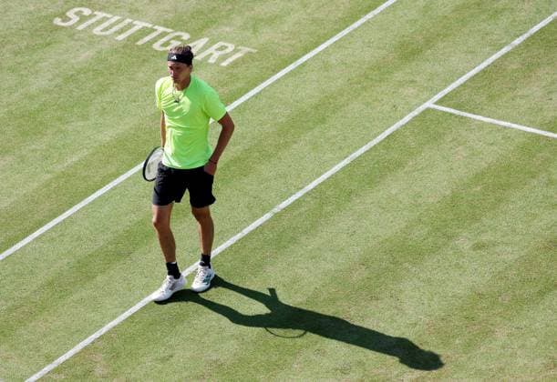 BAU Stuttgart Tennis , BOSS Open, Alexander Zverev (GER) enttäuscht