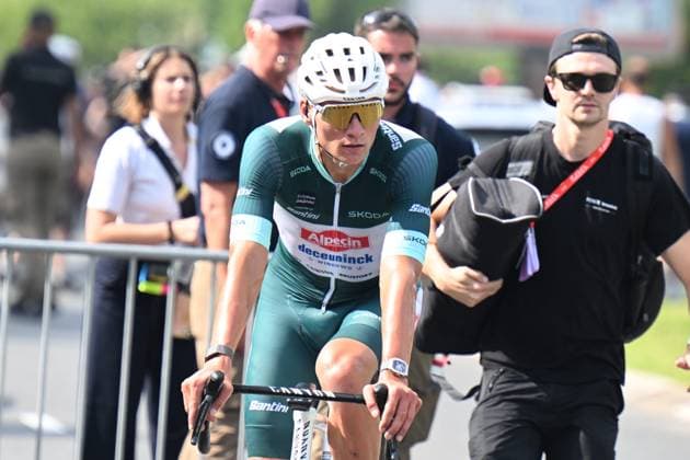 12-06-2025 Criterium Du Dauphine Libere; Tappa 05 Saint Priest - Macon; 2025, Alpecin - Deceuninck; Van Der Poel, Mathieu; Macon; 