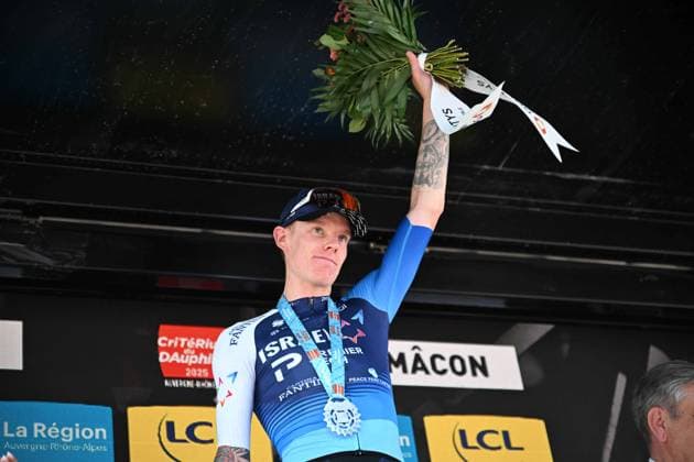 12-06-2025 Criterium Du Dauphine Libere; Tappa 05 Saint Priest - Macon; 2025, Israel - Premier Tech; Stewart, Jackson; Macon; 