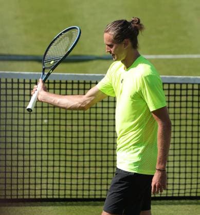 12.06.2025,Boss Open 2025, TC Weissenhof Stuttgart, ATP, Tennis Herren Tour 250 Tennis, im Bild: Alexander Zverev (GER) geht als Sieger vom Platz