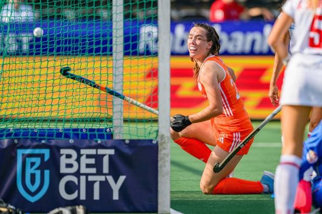 Sport Themen der Woche KW24 Sport Bilder des Tages AMSTELVEEN, 12-06-2025, Wagener Stadion, FIH Hockey Pro League Men, Season 2024-2025. Fay van der Elst during the game Netherlands - Ireland (2nd match). Netherlands - Ireland (2nd match)  x29725958x Copyright: