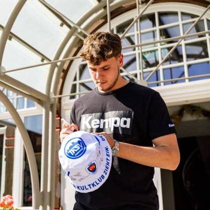 12.06.2025, GER, Handball, Maenner, Saison 24 25, 1.Daikin Handball Bundesliga, ThSV Eisenach besucht das Gradierwerk Bastian Freitag 36433 Bad Salzungen Gradierwerk Thueringen Deutschland