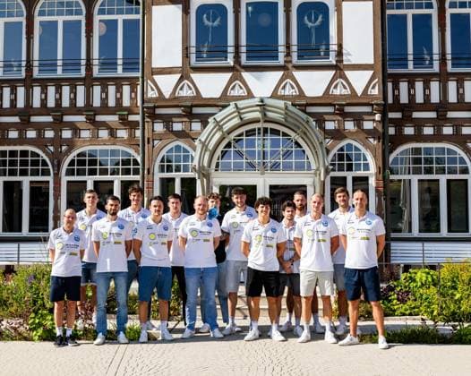 12.06.2025, GER, Handball, Maenner, Saison 24 25, 1.Daikin Handball Bundesliga, ThSV Eisenach besucht das Gradierwerk die Mannschaft zu Gast im Gradierwerk 36433 Bad Salzungen Gradierwerk Thueringen Deutschland