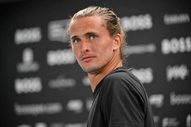 Pressekonferenz PK mit Alexander Zverev (GER) Portrait Tennis Herren BOSS Open ATP, Tennis Herren 250 Stuttgart 2025 Weissenhof BOSS Open ATP 250 Stuttgart 2025