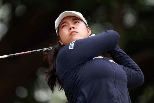 Meijer LPGA, Golf Damen Classic for Simply Give BELMONT, MICHIGAN - JUNE 12: Arpichaya Yubol of Saraburi, Thailand hits from the 4th tee during the first round of the Meijer LPGA Classic for Simply Give golf tournament at Blythefield Country Club in Belmont, MI, USA Thursday, June 12, 2025. Belmont Michigan United States  Copyright: xAmyxLemusx originalFilename:lemus-meijerlp250612_npS3u.jpg