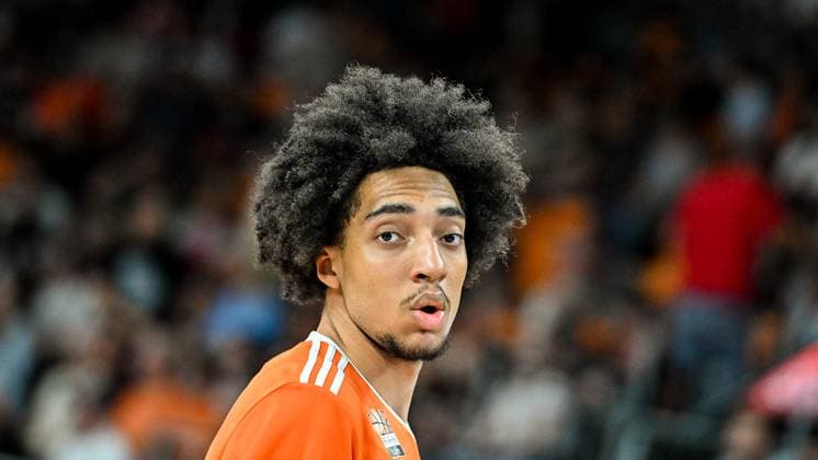 GER, BBL, Playoffs, ratiopharm Ulm vs FIT One Würzburg Baskets 12.06.2025, ratiopharm arena, Neu-Ulm, GER, BBL, Playoffs, ratiopharm Ulm vs FIT One Würzburg Baskets, im Bild Noa Essengue (Ulm, 12)