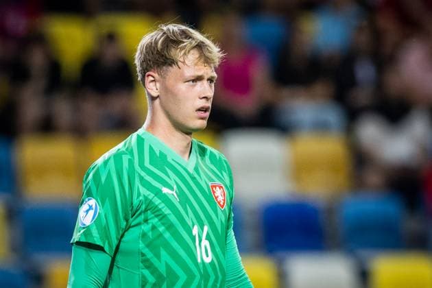 Fußball, U21 EM, Tschechien - England CZECHIA U21, U 21 - ENGLAND U21 Lukas Hornicek of Czechia during the UEFA European Under-21 Championship 2025 Group B football match between Czechia U21 and England U21. Stadium DAC Arena (Mol Arena), Dunajska Streda, Slovakia, June 12, 2025. Photo by Branislav Racko Copyright: xx 080A5960
