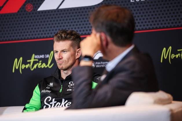 F1 - CANADIAN GRAND PRIX 2025 HULKENBERG Nico (ger), Stake F1 Team Kick C45, portrait press conference, PK, Pressekonferenz during the Formula 1 Pirelli Grand Prix du Canada 2025, 10th round of the 2025 FIA Formula One World Championship, WM, Weltmeisterschaft from June 14 to 16, 2025 on the Circuit Gilles Villeneuve, in Montrà al, Canada - Montrà alCanada Copyright: xEricxAlonsox