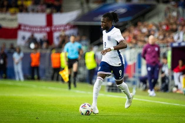 CZECHIA U21, U 21 - ENGLAND U21 Jonathan Rowe of England during the UEFA European Under-21 Championship 2025 Group B football match between Czechia U21 and England U21. Stadium DAC Arena (Mol Arena), Dunajska Streda, Slovakia, June 12, 2025. Photo by Branislav Racko Copyright: xx 080A5912