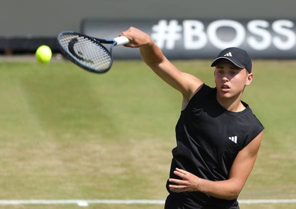 13.06.2025,Boss Open 2025, TC Weissenhof Stuttgart, ATP, Tennis Herren Tour 250 Tennis, im Bild: Justin Engel (GER)