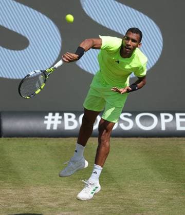 13.06.2025,Boss Open 2025, TC Weissenhof Stuttgart, ATP, Tennis Herren Tour 250 Tennis, im Bild: Felix Augier-Aliassime (CAN)
