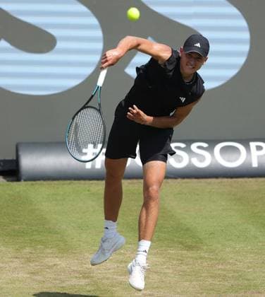 13.06.2025,Boss Open 2025, TC Weissenhof Stuttgart, ATP, Tennis Herren Tour 250 Tennis, im Bild: Justin Engel (GER)