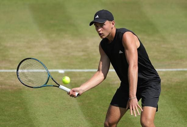 13.06.2025,Boss Open 2025, TC Weissenhof Stuttgart, ATP, Tennis Herren Tour 250 Tennis, im Bild: Justin Engel (GER)