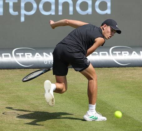 13.06.2025,Boss Open 2025, TC Weissenhof Stuttgart, ATP, Tennis Herren Tour 250 Tennis, im Bild: Justin Engel (GER)