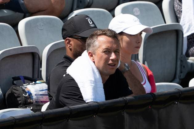 Philipp Kohlschreiber, Trainer Justin Engel, Justin Engel vs. Felix Auger-Aliassime, Tennis, ATP, Tennis Herren Turnier, Boss-Open, Center-Court, Viertelfinale, 13.06.2025, Justin Engel vs. Felix Auger-Aliassime, Tennis, ATP-Turnier, Boss-Open, Center-Court, Viertelfinale, 13.06.2025, Stuttgart Copyright: xEibner-Pressefoto EdwardxCheungx EP_ECG