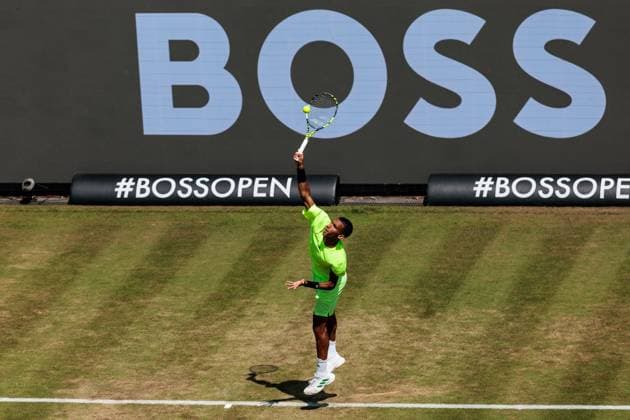 BOSS OPEN ATP250; 13.06.2025 Felix Auger-Aliassime (CAN) im Match gegen Justin Engel BOSS OPEN ATP250; Stuttgart, Tennisclub Weissenhof am 13.06.2025 Copyright: xBEAUTIFULxSPORTS Wunderlx