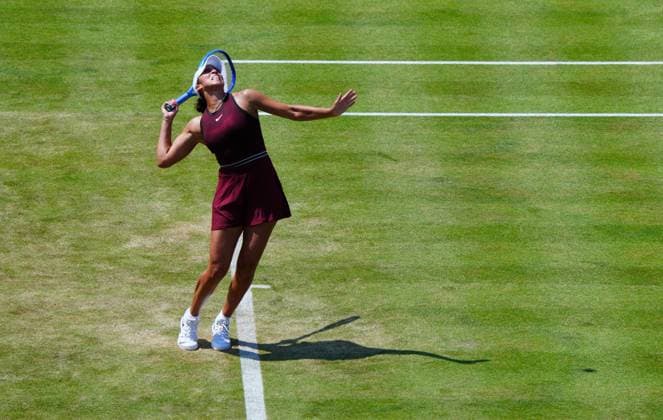 Tennis, WTA-Turnier in London, Queens Club Madison Keys in quarter final action Queen s Club Championships, Day 5, Queen s Club, West Kensington, London - 13 Jun 2025  Copyright: xJavierxGarcia Shutterstockx 15354720d