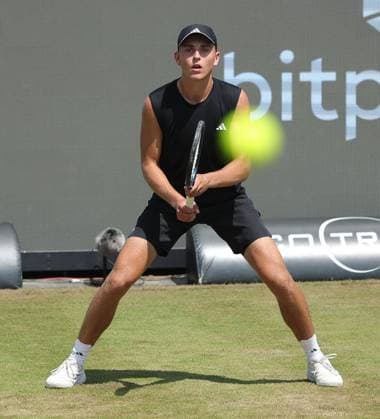 13.06.2025,Boss Open 2025, TC Weissenhof Stuttgart, ATP, Tennis Herren Tour 250 Tennis, im Bild: Justin Engel (GER)