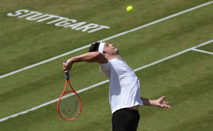 13.06.2025,Boss Open 2025, TC Weissenhof Stuttgart, ATP, Tennis Herren Tour 250 Tennis, im Bild: Taylor Fritz (USA)