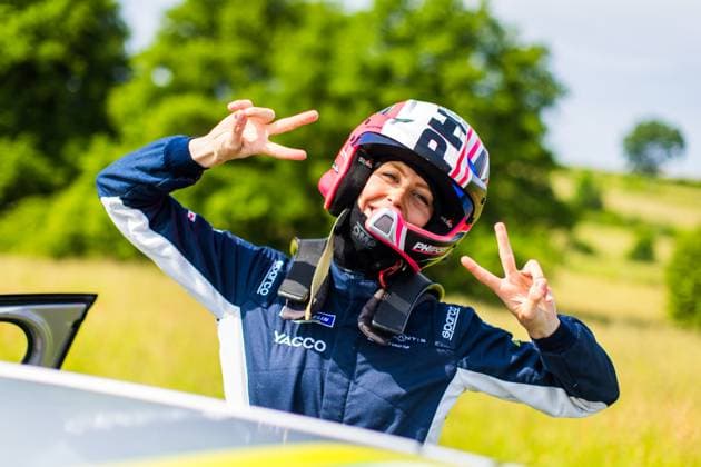 Sport Themen der Woche KW24 Sport Bilder des Tages AUTO - RALLYE VOSGES - GRAND-EST 2025 STIRLING Benjamin, STIRLING Florence, Peugeot 208 Rally4, PH by Minerva Oil, portrait during the Rallye Vosges - Grand-Est 2025, 4th round of the Championnat de France des Rallyes 2025, from June 14 to 15, 2025 in GÃ rardmer, France - GÃ rardmerFrance  Copyright: xBastienxRouxx