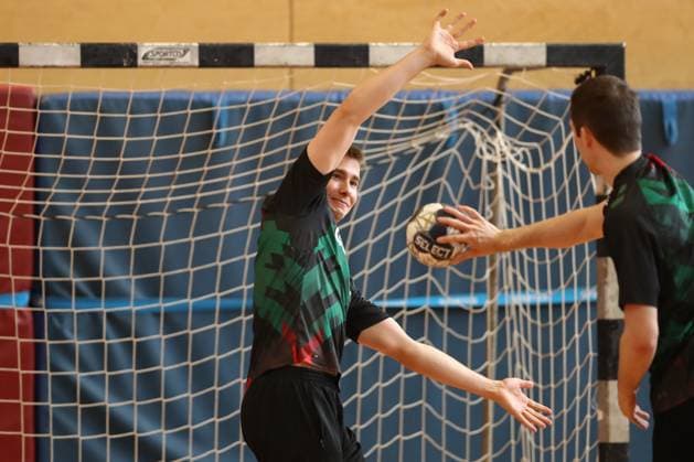 13.06.2025, xtgx, Handball, EHF Champions League Final 4, Abschlusstrainings und Media Day v.l. Manuel Zehnder (Magdeburg, 8) Koeln