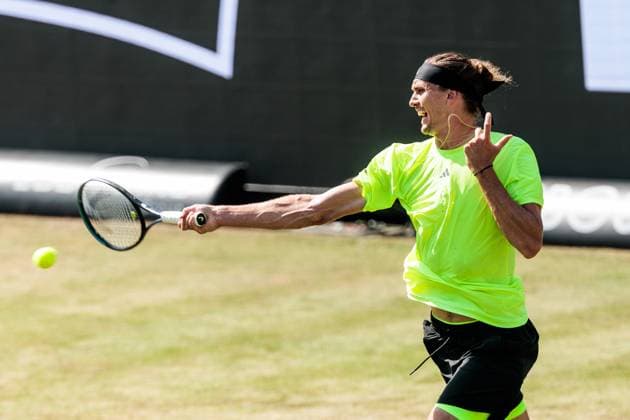 BOSS OPEN ATP250; 13.06.2025 Alexander Zverev (GER) im Match gegen Brandon Nakashima (USA) BOSS OPEN ATP250; Stuttgart, Tennisclub Weissenhof am 13.06.2025 Copyright: xBEAUTIFULxSPORTS Wunderlx